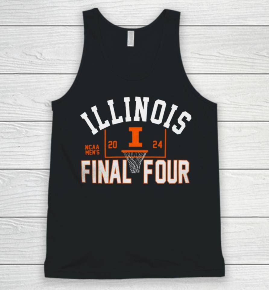 Illinois Fighting Illini 2024 Ncaa Men’s Final Four Logo Unisex Tank Top