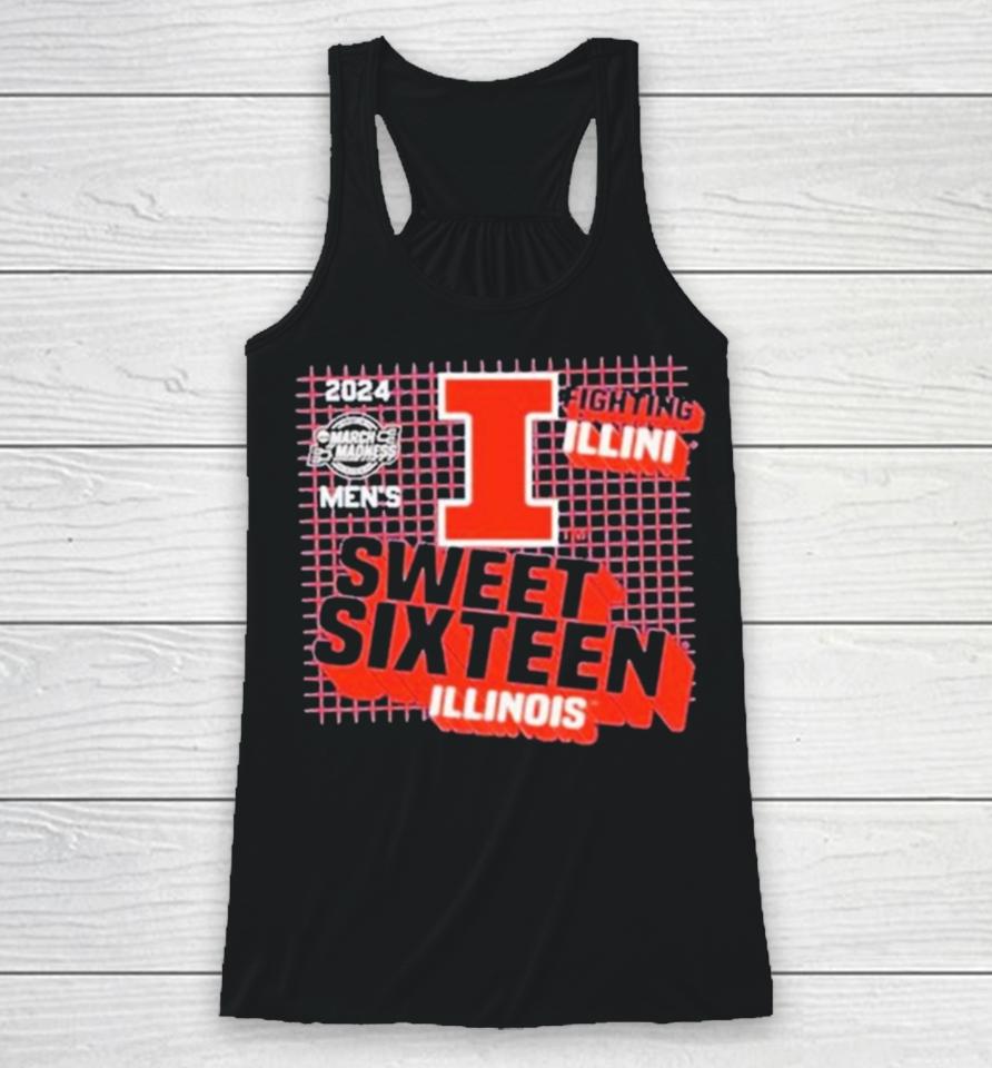 Illinois Fighting Illini Men’s Basketball Sweet Sixteen Racerback Tank