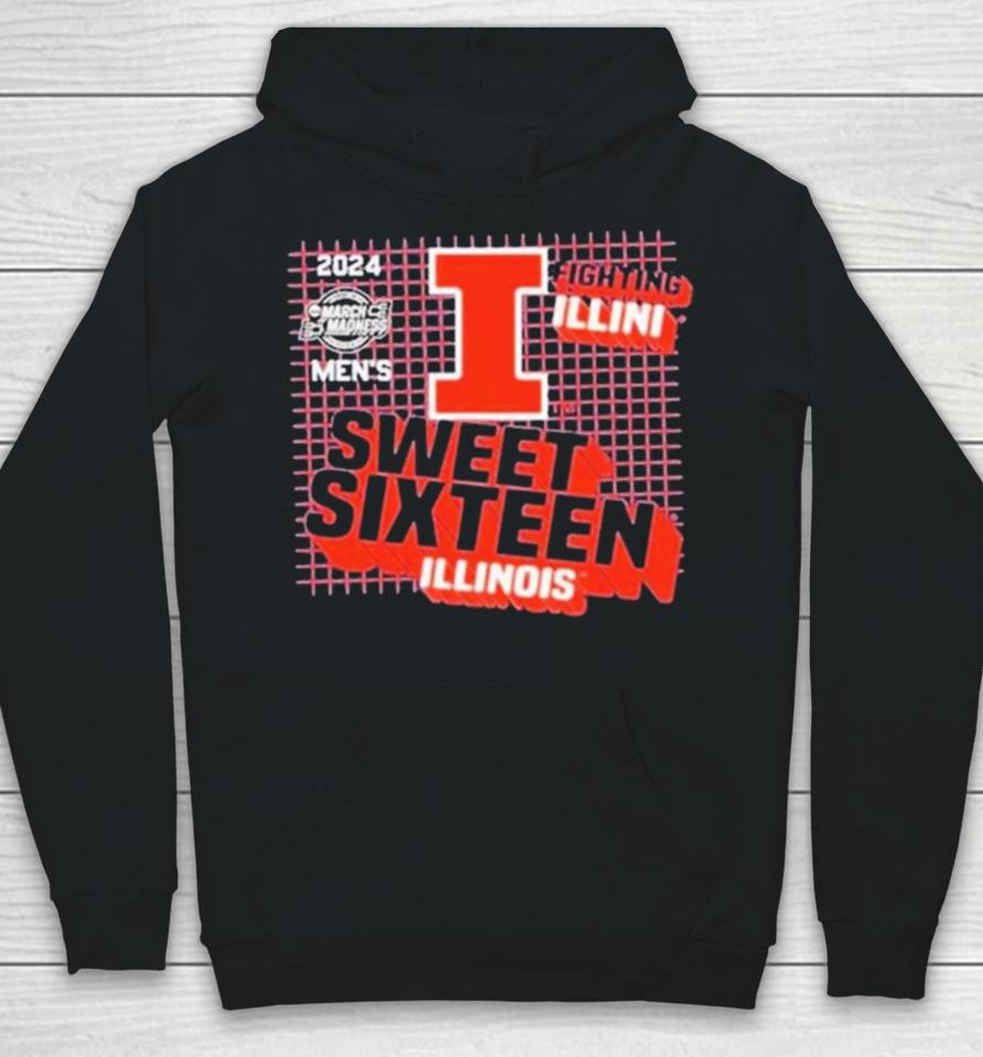 Illinois Fighting Illini Men’s Basketball Sweet Sixteen Hoodie