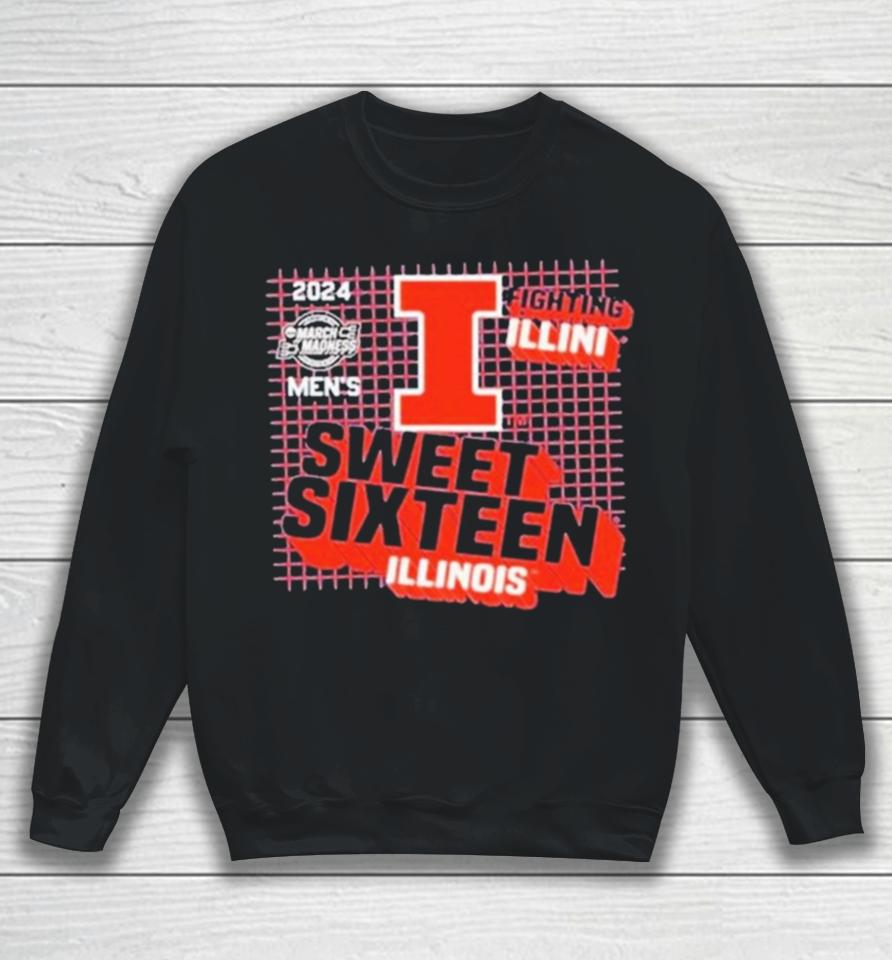 Illinois Fighting Illini Men’s Basketball Sweet Sixteen Sweatshirt