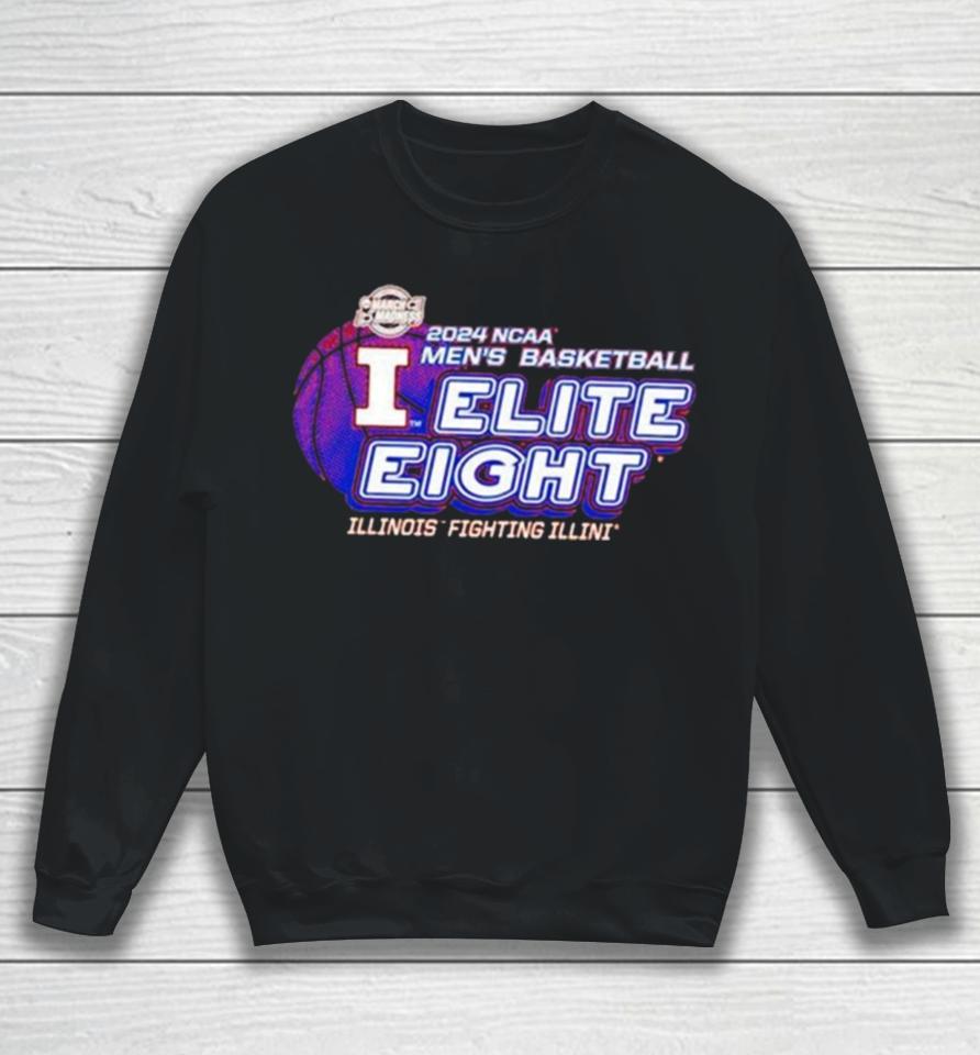 Illinois Fighting Illini Orange 2024 March Madness Elite 8 Sweatshirt