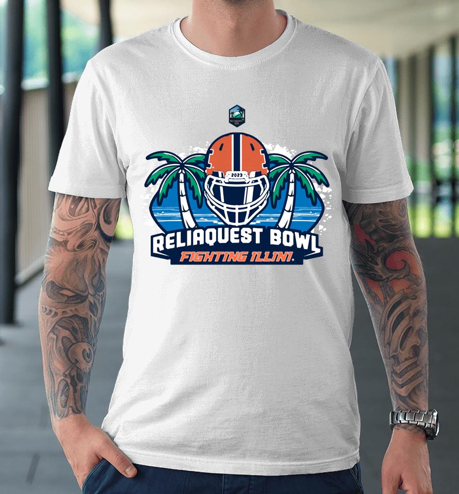 Illinois Fighting Illini Reliaquest Bowl 2023 Premium T-Shirt