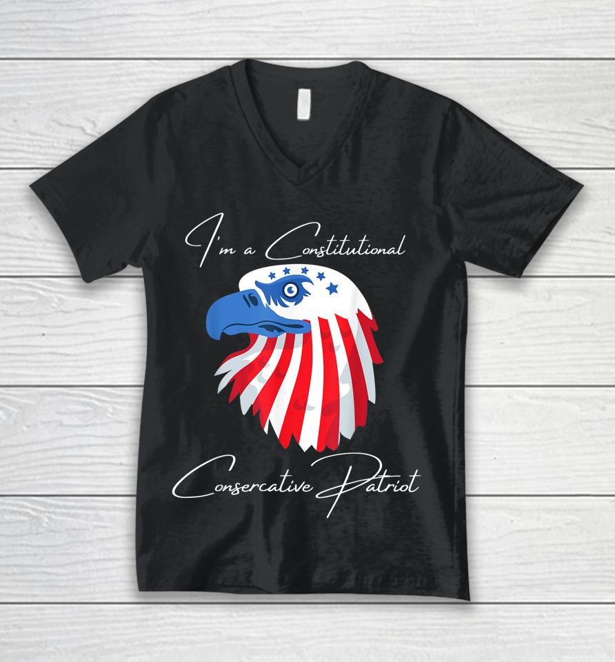 I'm A Constitutional Conservative Unisex V-Neck T-Shirt