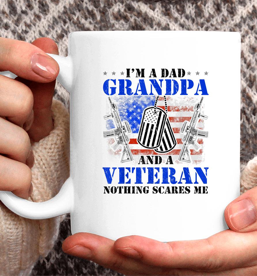 I'm A Dad Grandpa Veteran Father's Day Coffee Mug
