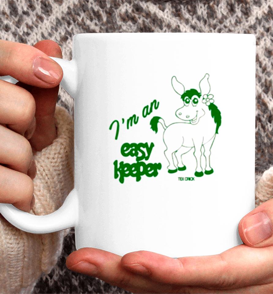 I’m An Easy Keeper Ivory Mule Coffee Mug