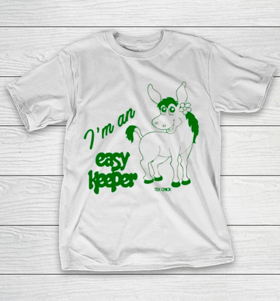 I’m An Easy Keeper Ivory Mule T-Shirt
