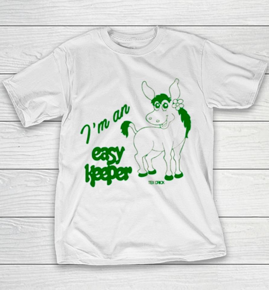 I’m An Easy Keeper Ivory Mule Youth T-Shirt