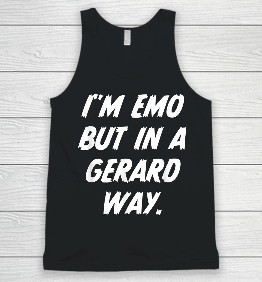 I'm Emo But In Gerard Way Unisex Tank Top