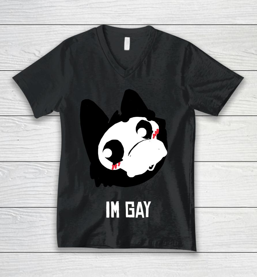 Im Gay Ivycomb Puro Unisex V-Neck T-Shirt