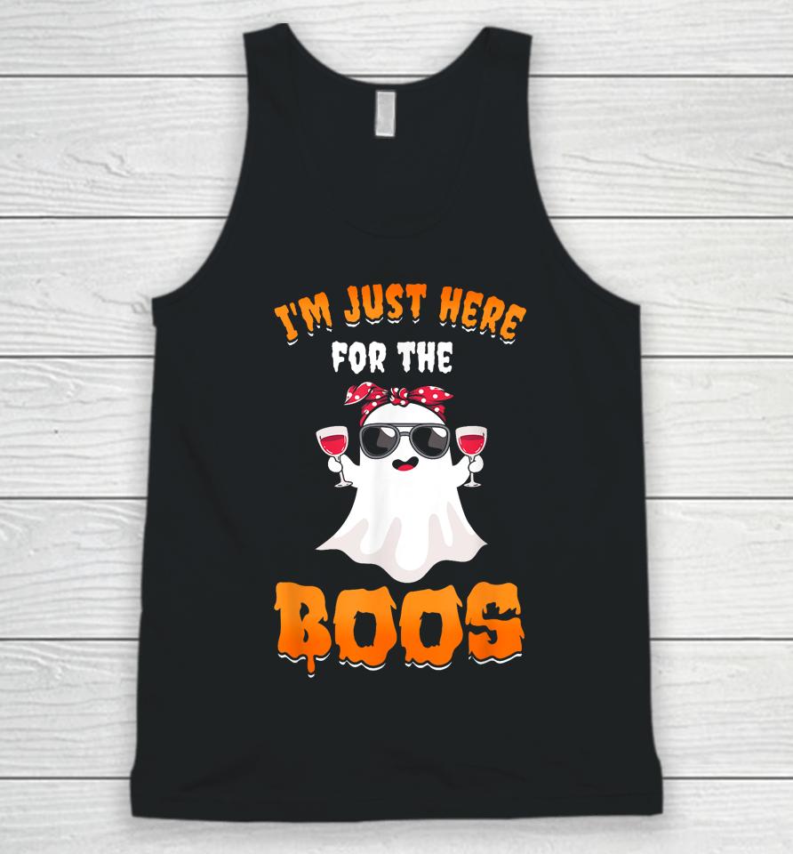 I'm Just Here For The Boos Funny Halloween Unisex Tank Top