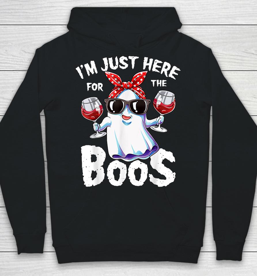 I'm Just Here For The Boos Halloween Hoodie