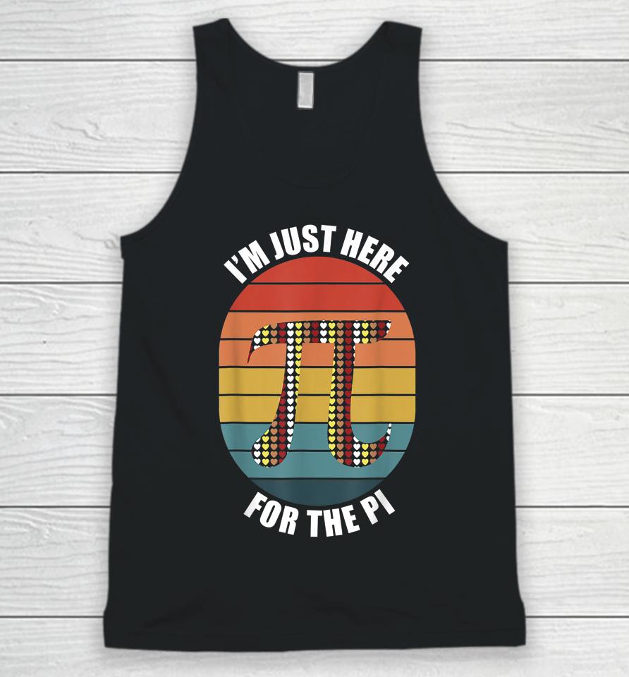 I'm Just Here For The Pi Day Vintage Unisex Tank Top