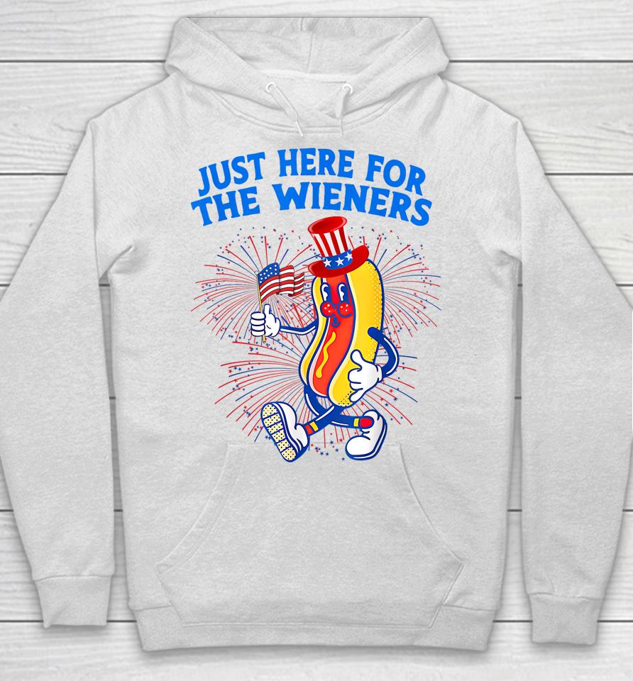 I'm Just Here For The Wieners 4Th Of July Hoodie