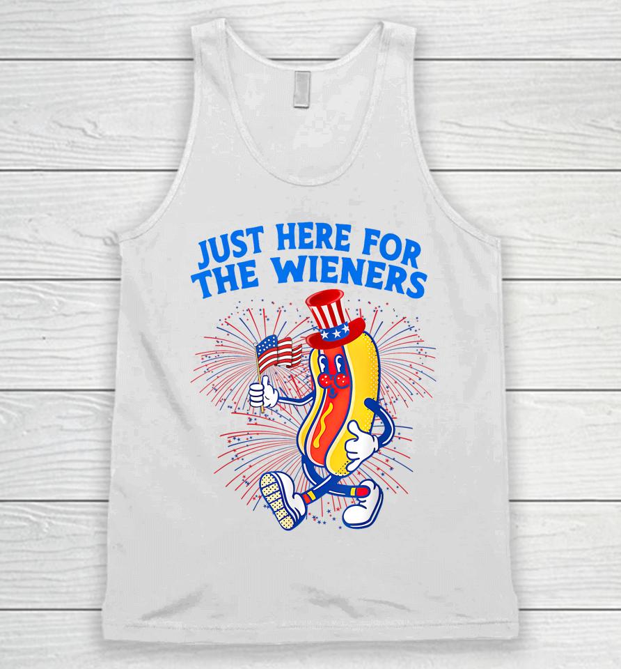 I'm Just Here For The Wieners 4Th Of July Unisex Tank Top