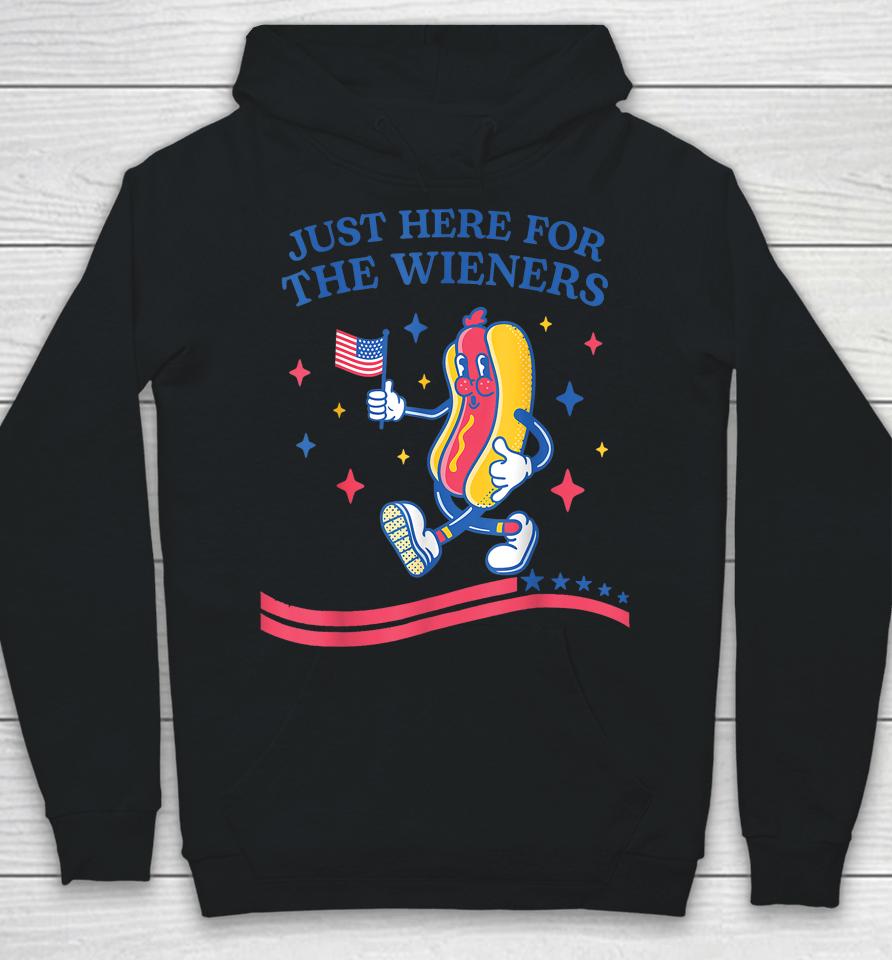 I'm Just Here For The Wieners Fourth Of July Hoodie