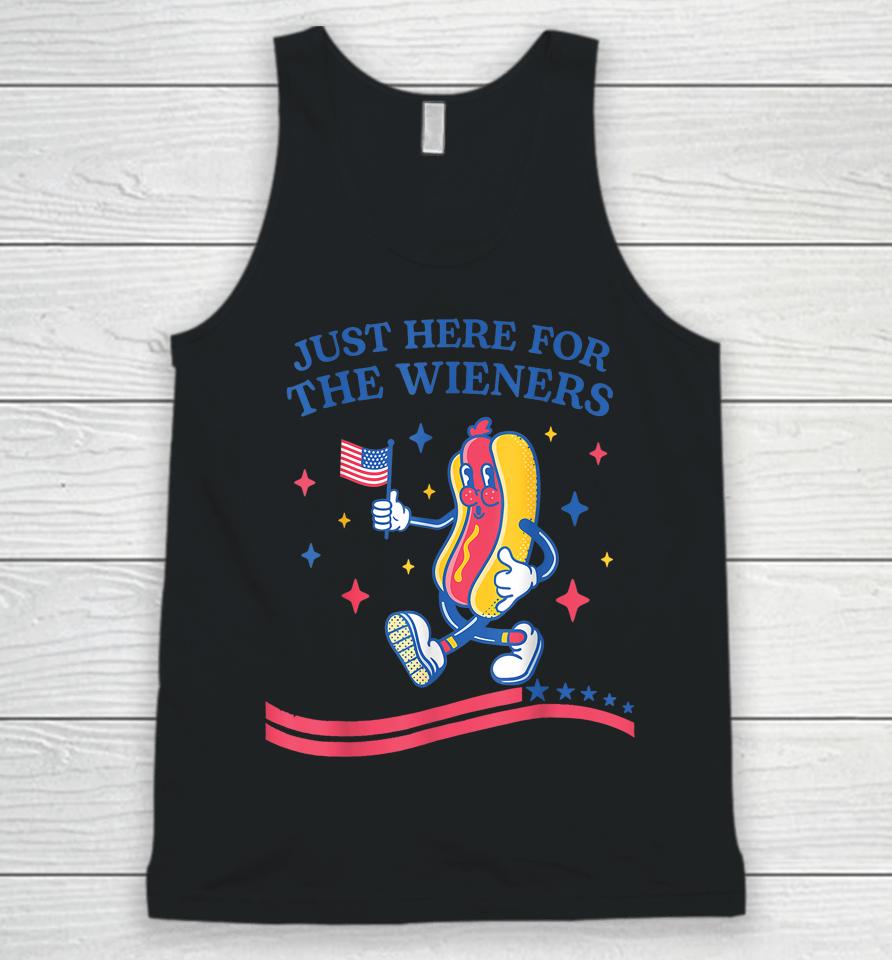 I'm Just Here For The Wieners Fourth Of July Unisex Tank Top