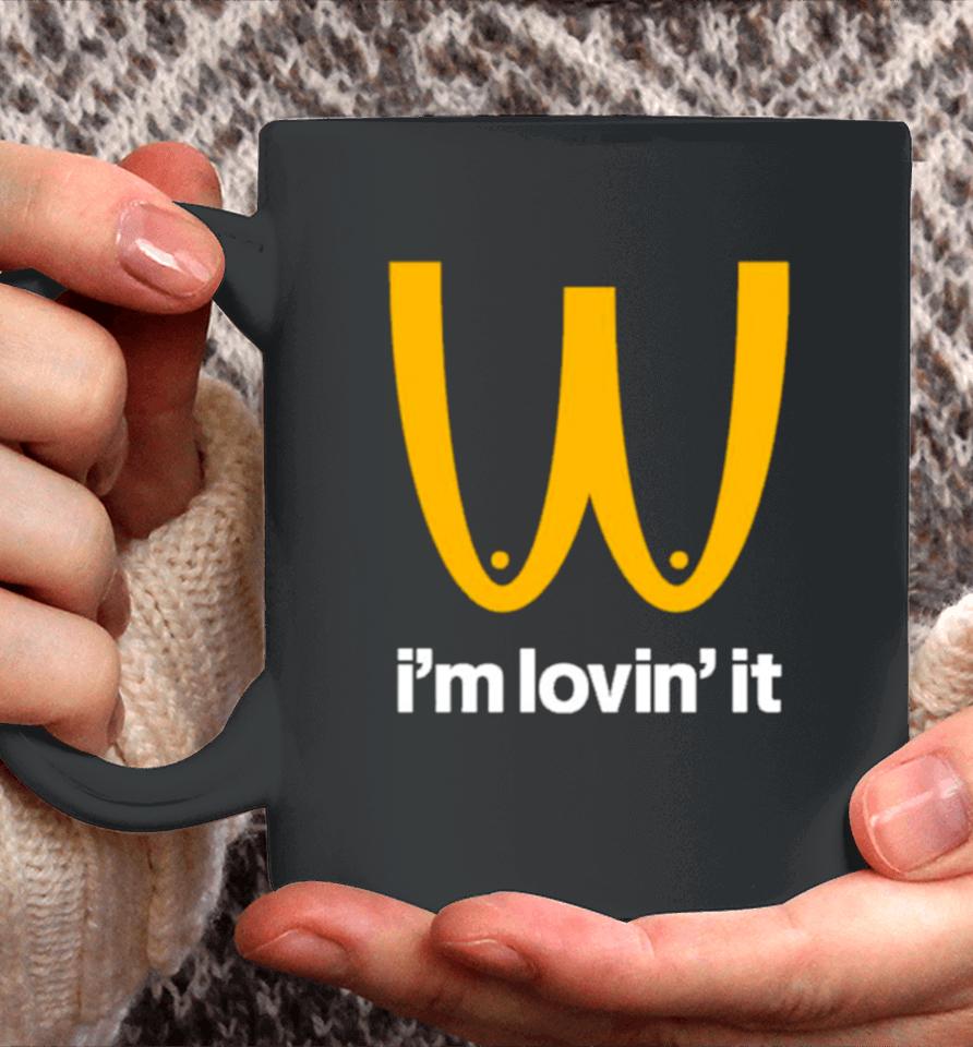 I’m Lovin’ It Mcdonald’s Boobies Boobs Parody Coffee Mug