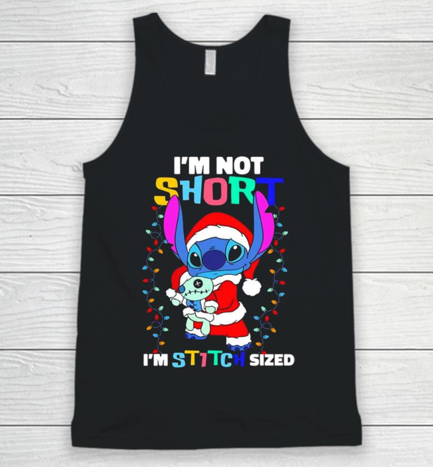 I’m Not Short Im Stitch Sized Christmas Unisex Tank Top