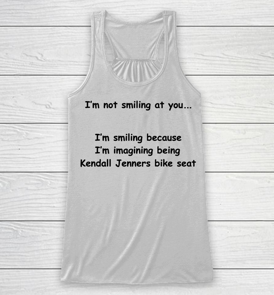I'm Not Smiling At You Racerback Tank