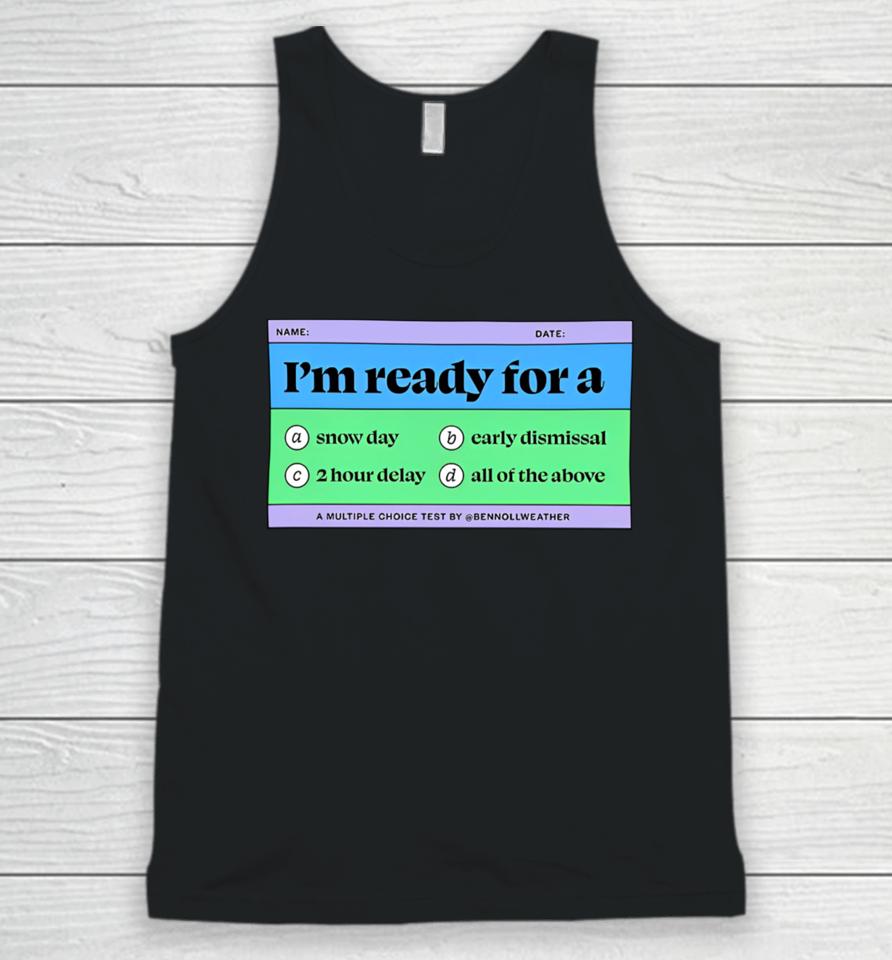 I'm Ready For A Logo Unisex Tank Top