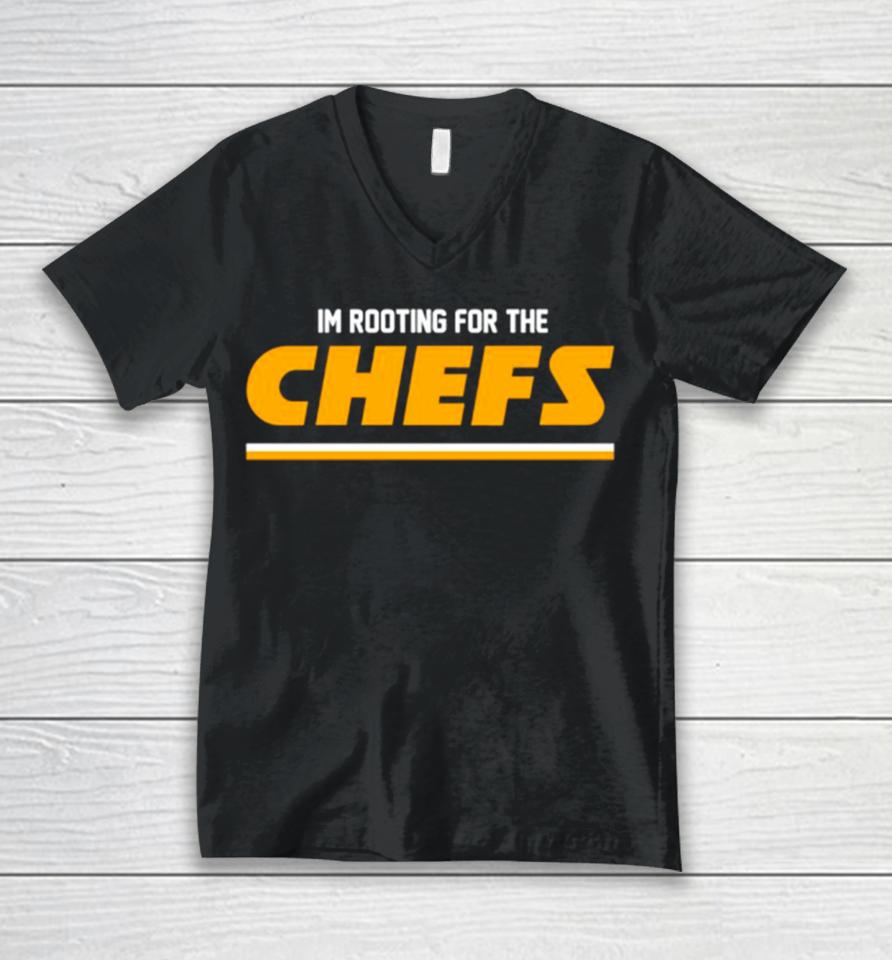 I’m Rooting For The Chiefs Kansas City Football Unisex V-Neck T-Shirt