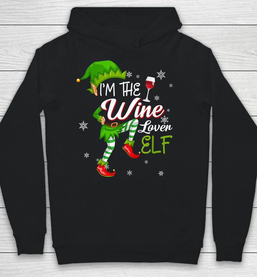 I'm The Wine Lover Elf Christmas Hoodie
