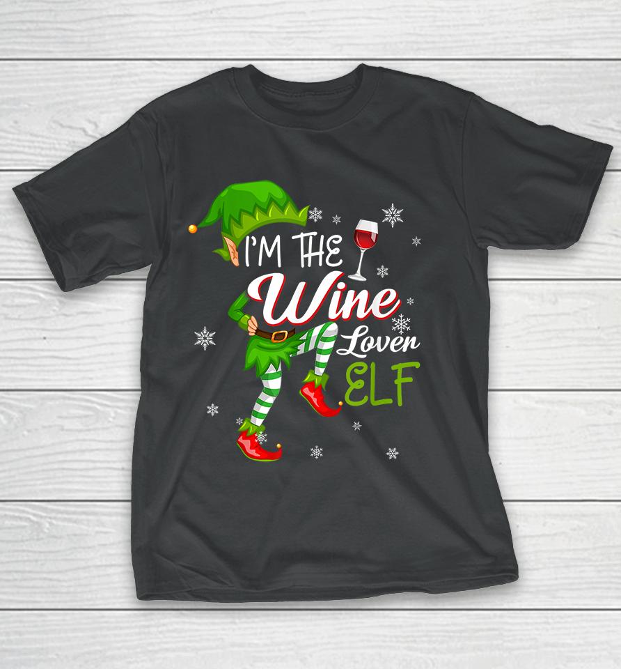 I'm The Wine Lover Elf Christmas T-Shirt