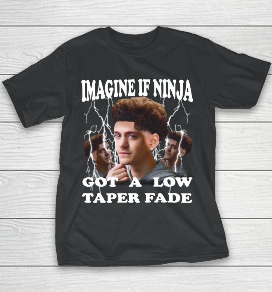 Imagine If Ninja Got A Low Taper Fade Youth T-Shirt