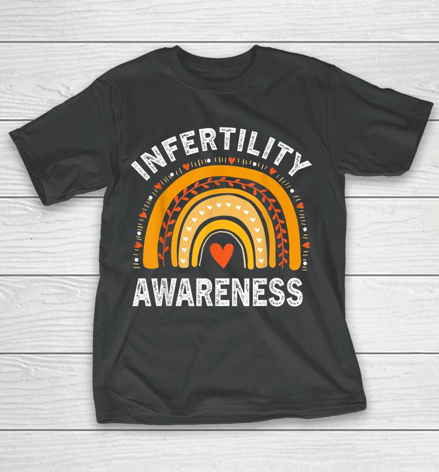 In April We Wear Orange Infertility Awareness T-Shirt