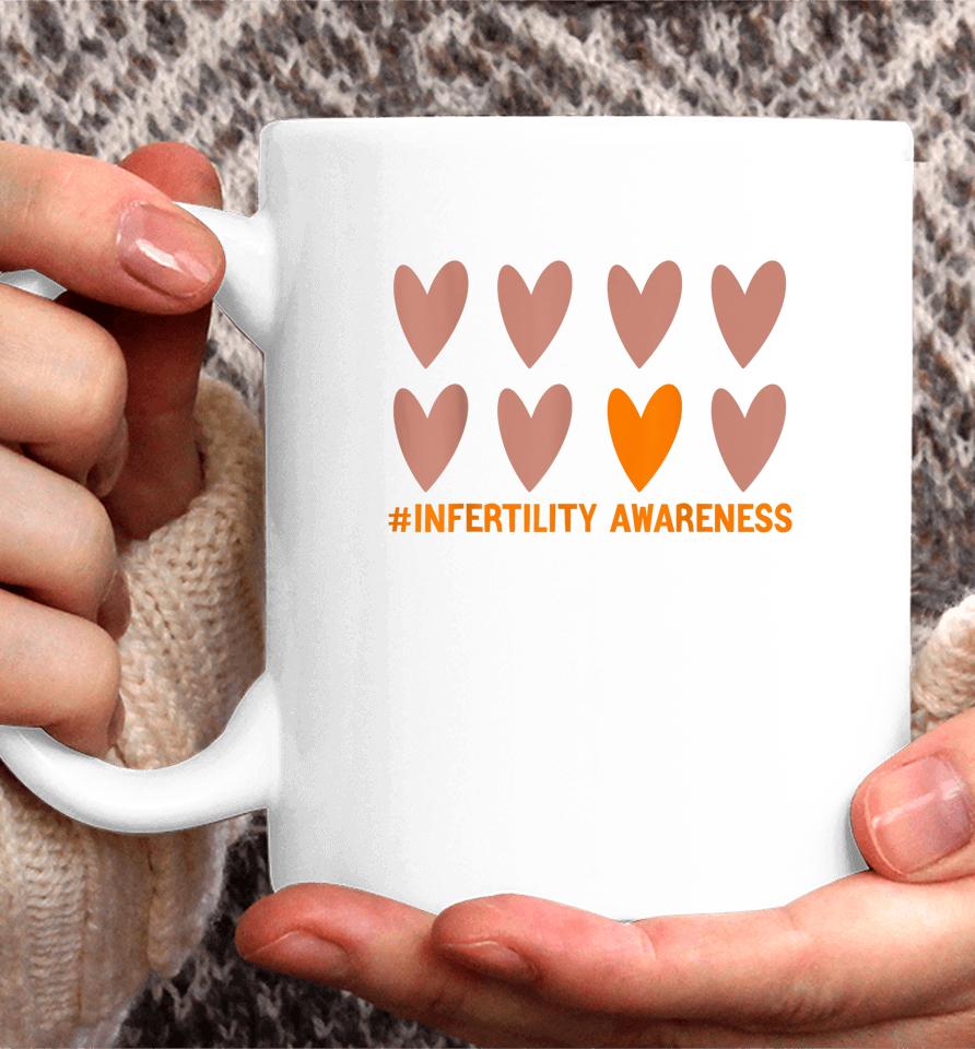 In April We Wear Orange Infertility Awareness Week Ivf Coffee Mug