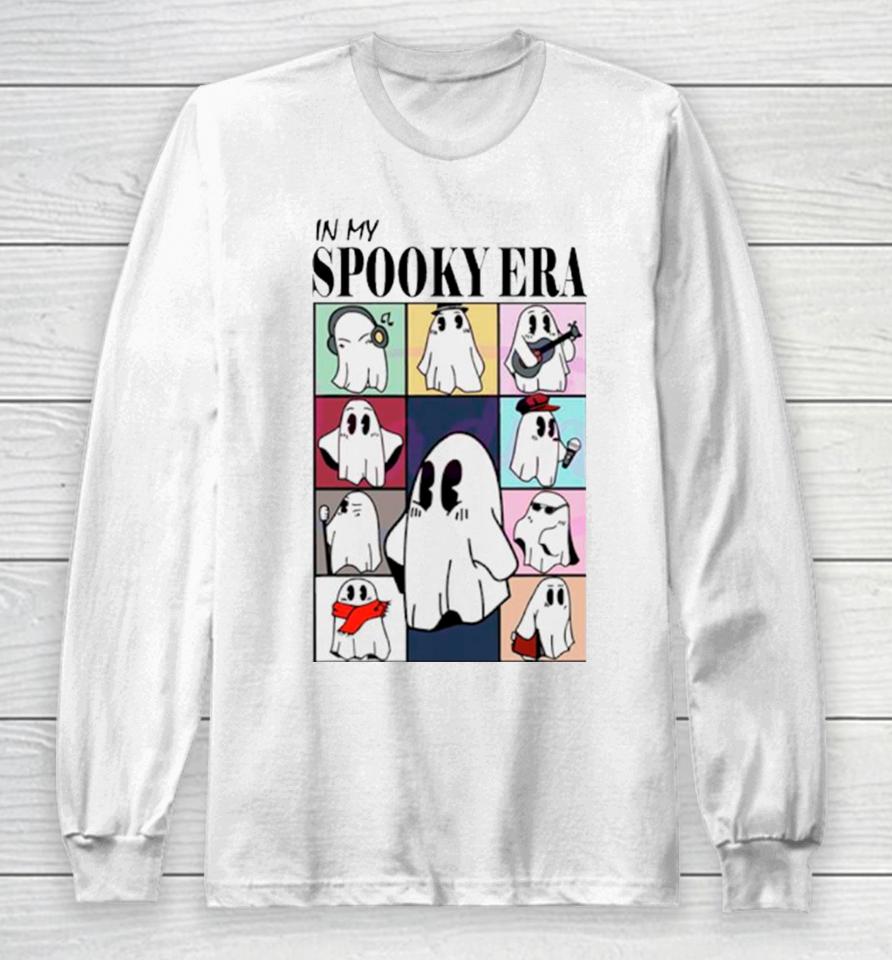 In My Spooky Era Cute Ghost Eras Tour Long Sleeve T-Shirt