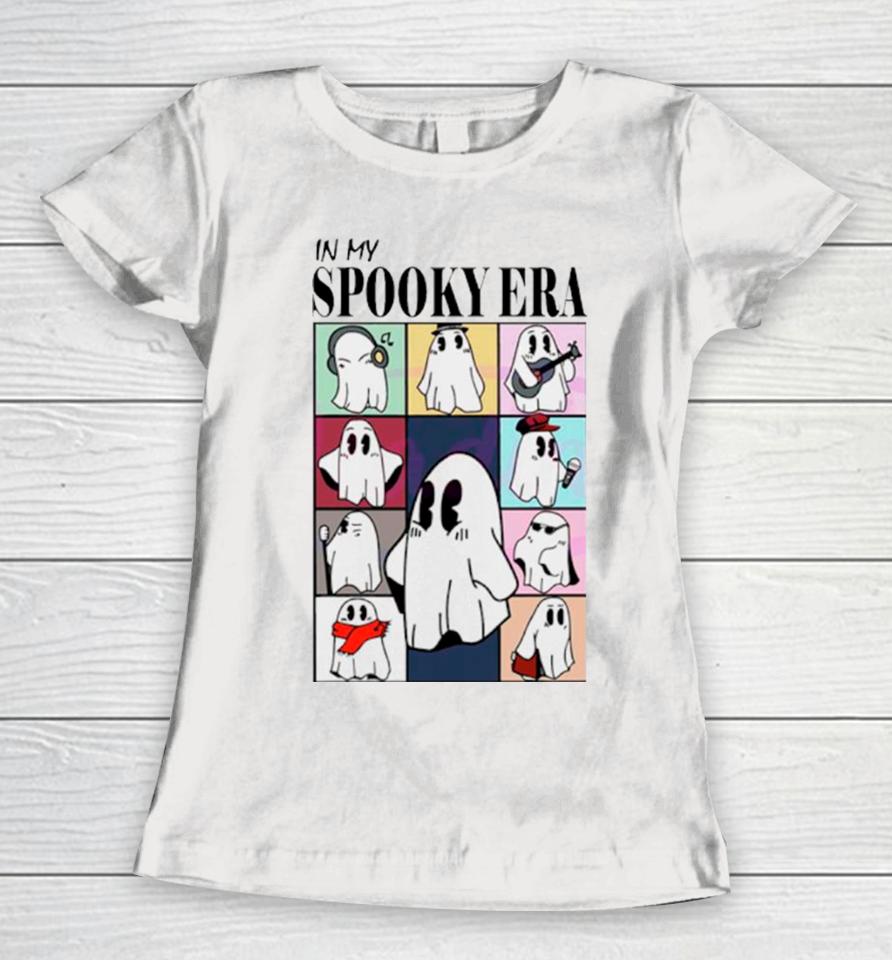 In My Spooky Era Cute Ghost Eras Tour Women T-Shirt