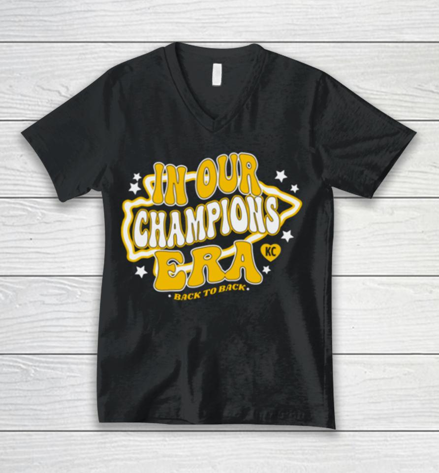 In Our Champions Era Kansas City Chiefs Football Nfl Unisex V-Neck T-Shirt