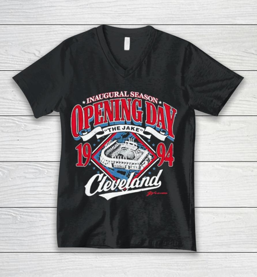 Inaugural Season Opening Day 1994 The Jake Cleveland Unisex V-Neck T-Shirt