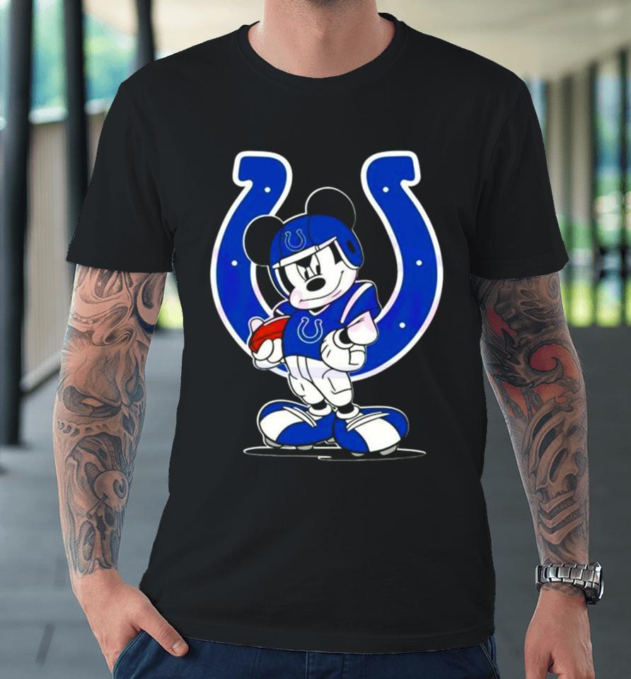Indianapolis Colts Nfl Mickey Mouse Player 2024 Premium T-Shirt