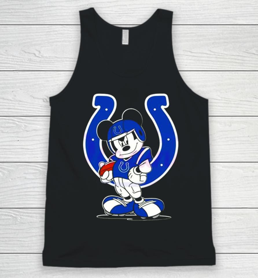 Indianapolis Colts Nfl Mickey Mouse Player 2024 Unisex Tank Top