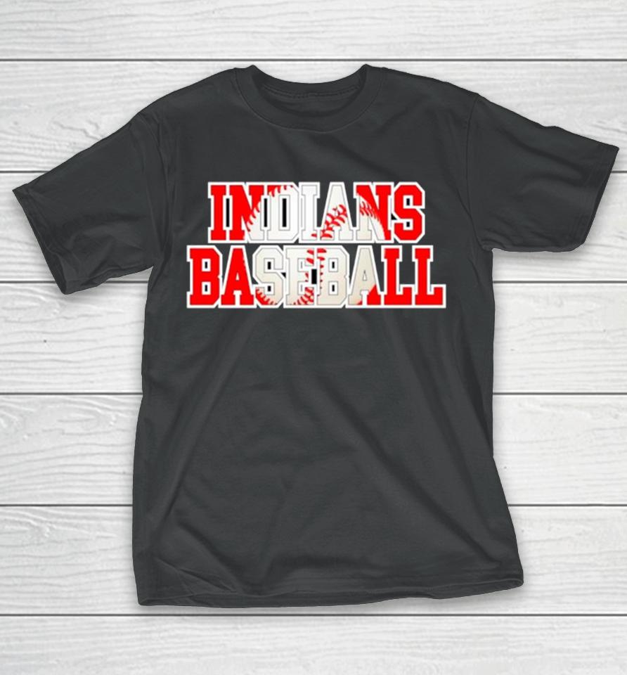 Indians Baseball Mlb Team Retro T-Shirt