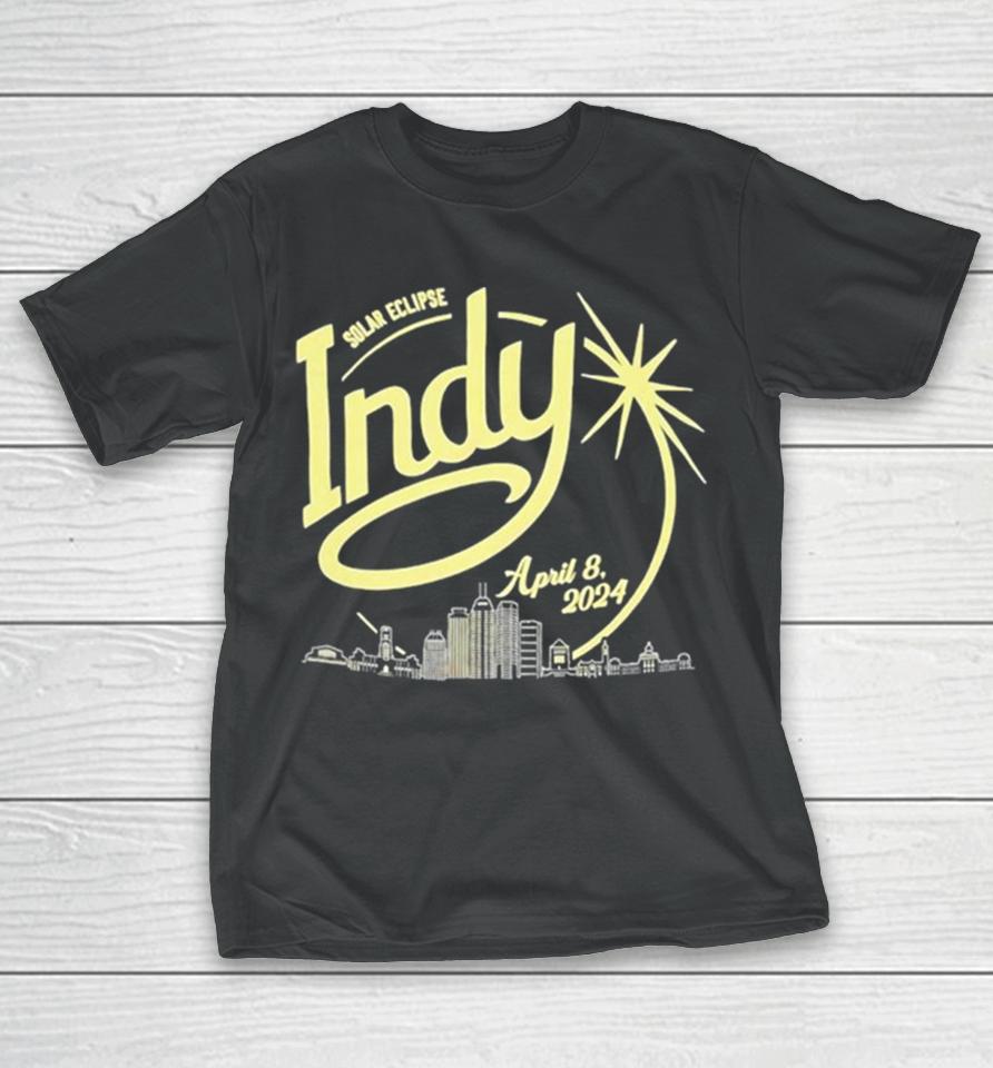 Indy Visit Indy Eclipse Commemorative April 8 2024 T-Shirt