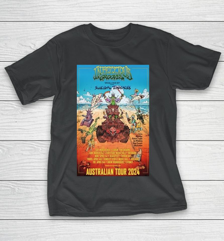 Infectious Grooves Australian Tour 2024 T-Shirt