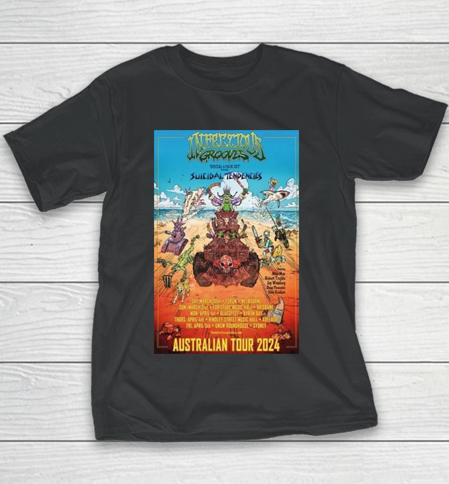 Infectious Grooves Australian Tour 2024 Youth T-Shirt