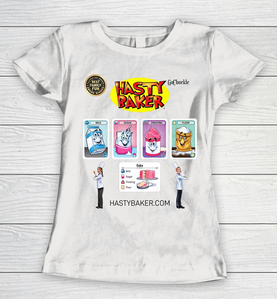Ingredient Cards With Recipe Women T-Shirt