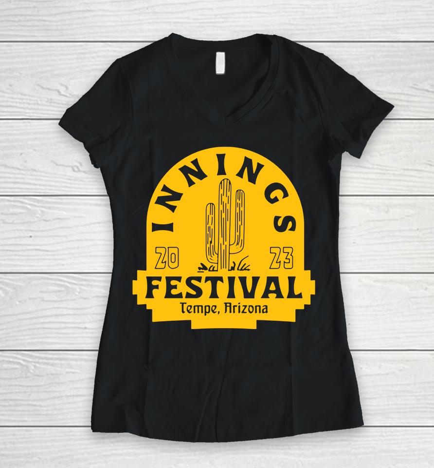Innings Festival Women V-Neck T-Shirt