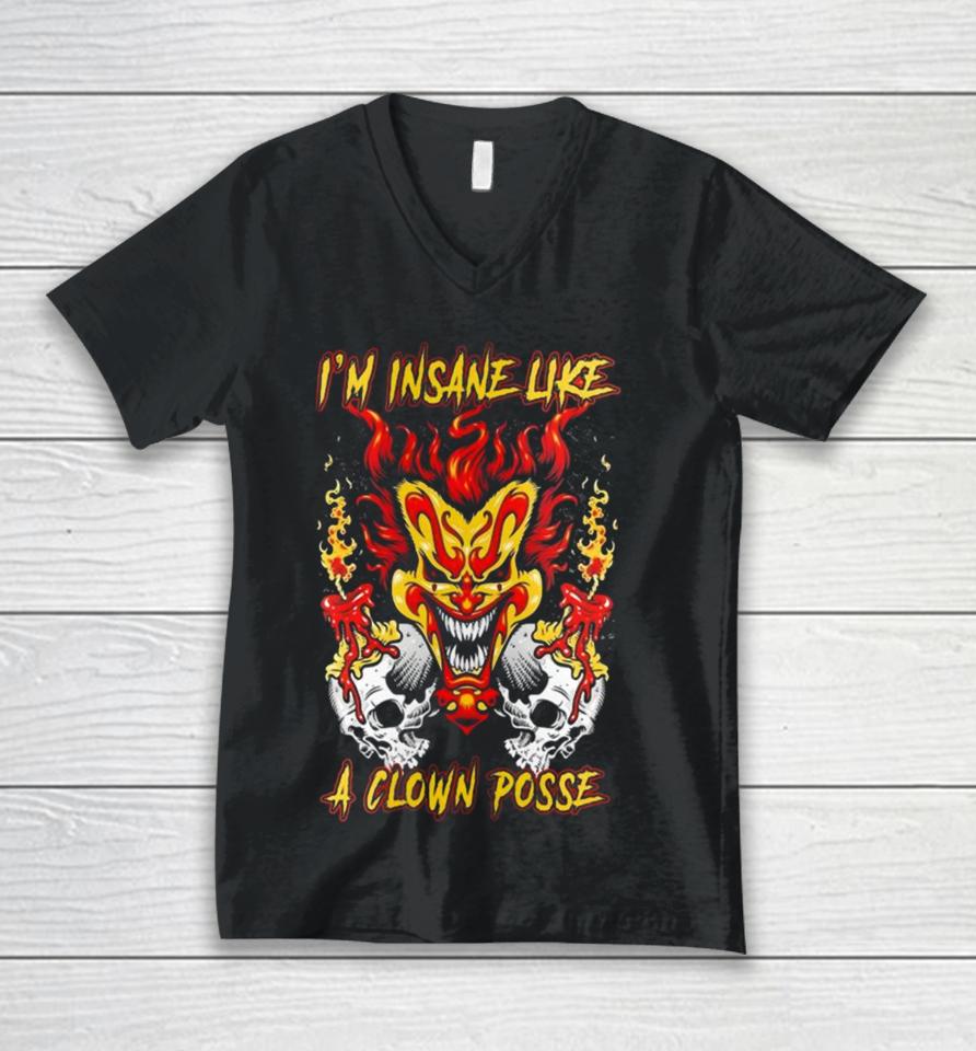 Insane Clown Posse I’m Insane Like A Clown Posse Unisex V-Neck T-Shirt