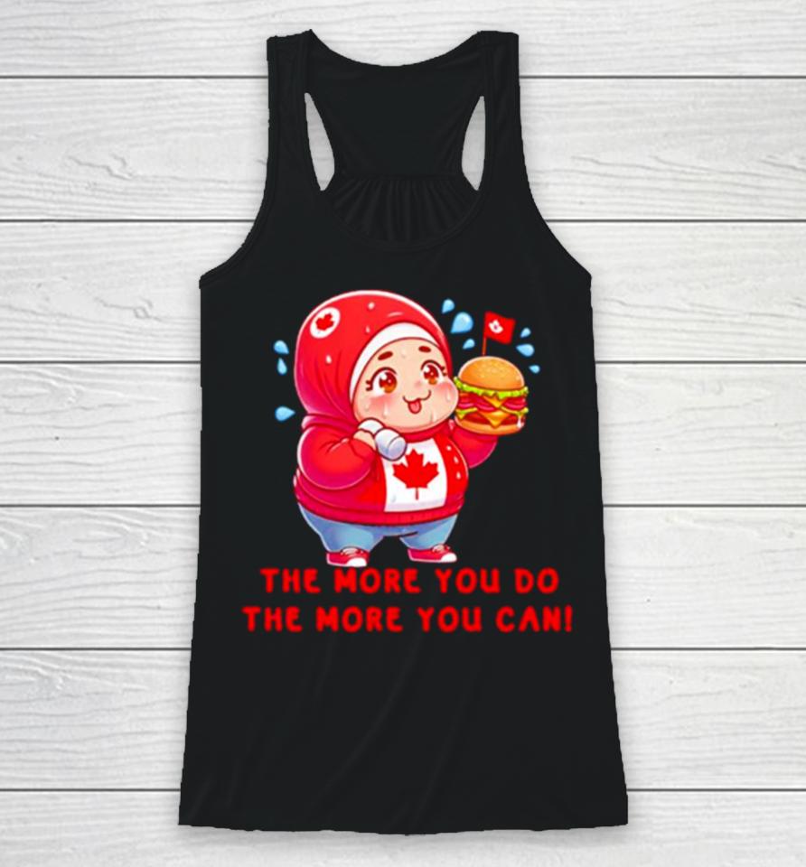 Inspirational The More You Do The More You Can Racerback Tank