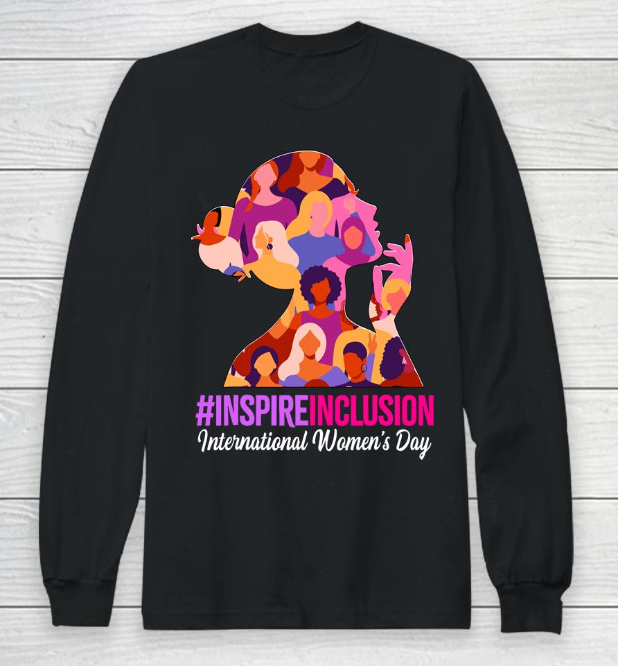 Inspire Inclusion International Women's Day 2024 Long Sleeve T-Shirt