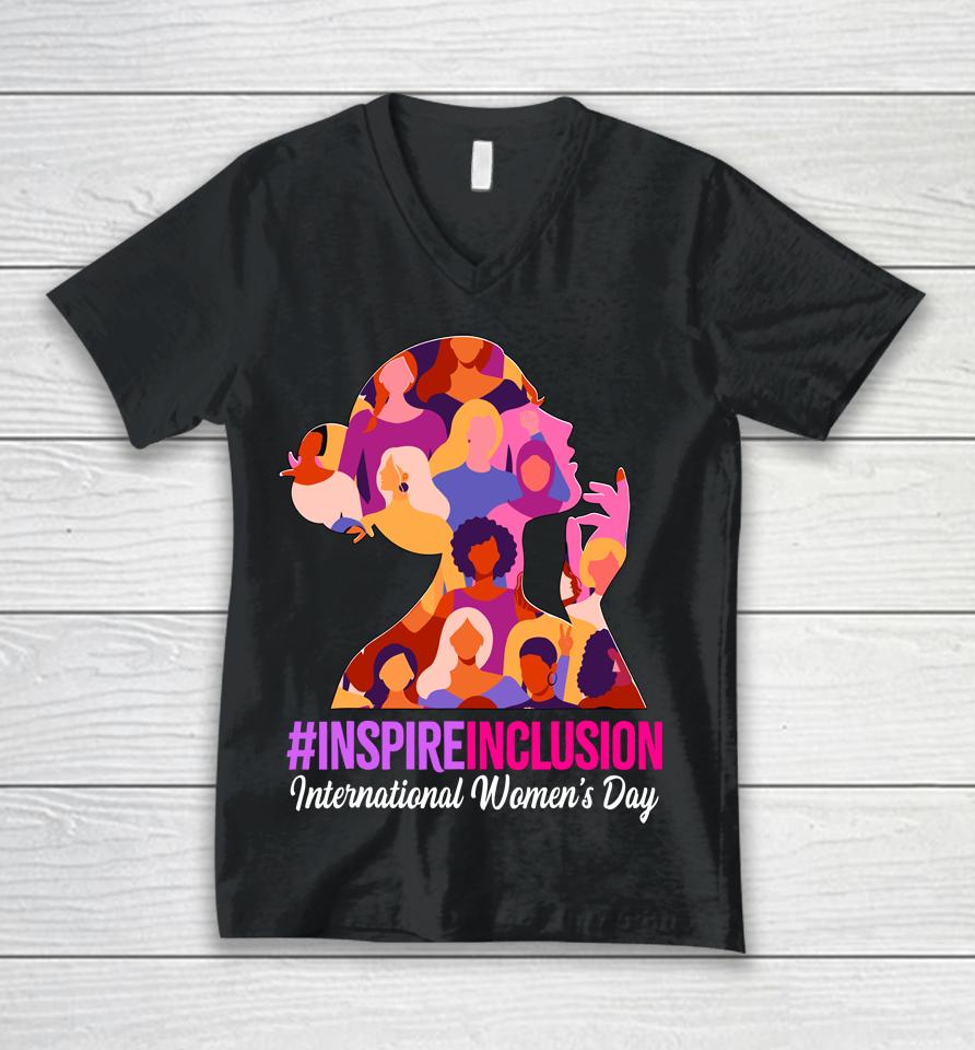 Inspire Inclusion International Women's Day 2024 Unisex V-Neck T-Shirt