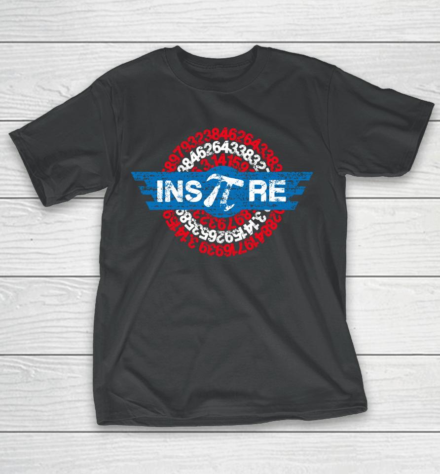 Inspire Math Superhero Pi Day Mathematics Teacher T-Shirt