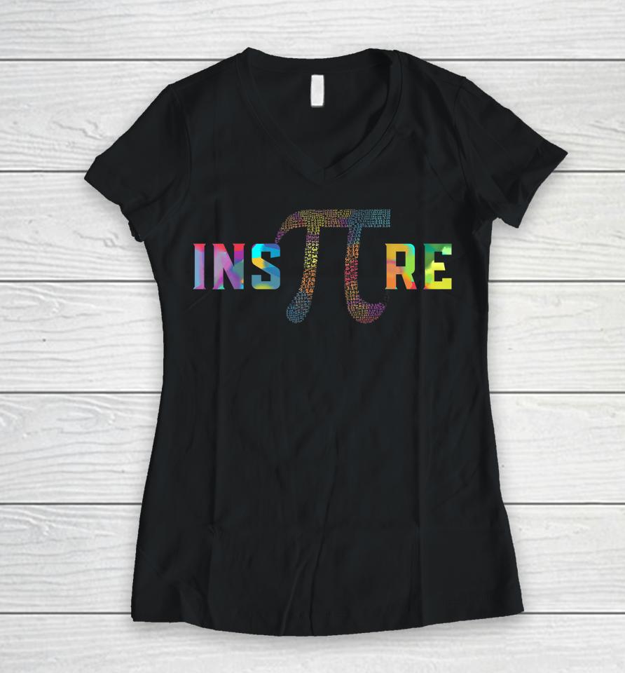 Inspire Pi Day Women V-Neck T-Shirt