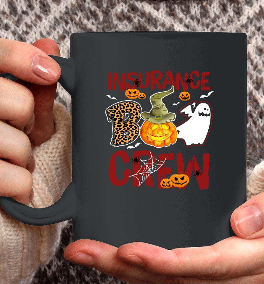 Insurance Boo Crew Halloween Insurance Agent Costume Coffee Mug