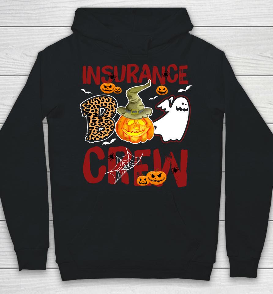 Insurance Boo Crew Halloween Insurance Agent Costume Hoodie